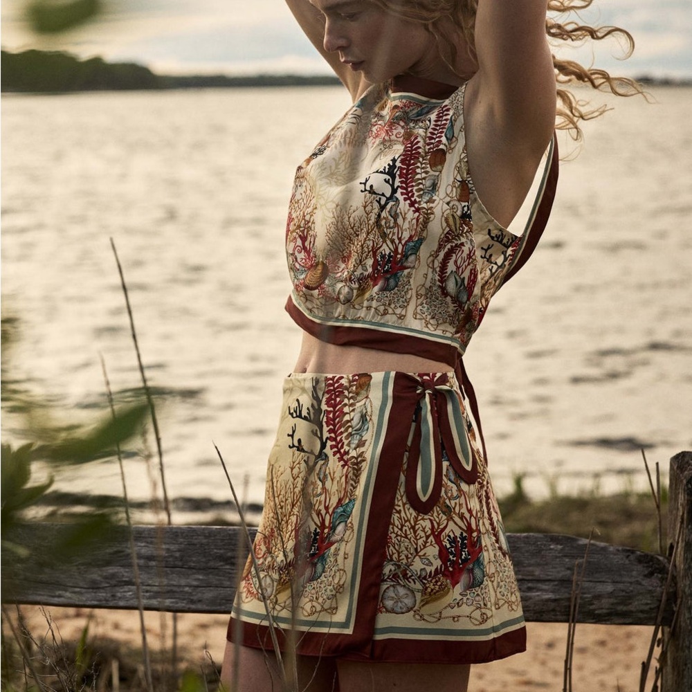 Doen Lina Skirt in Coquiliages Des Biarritz